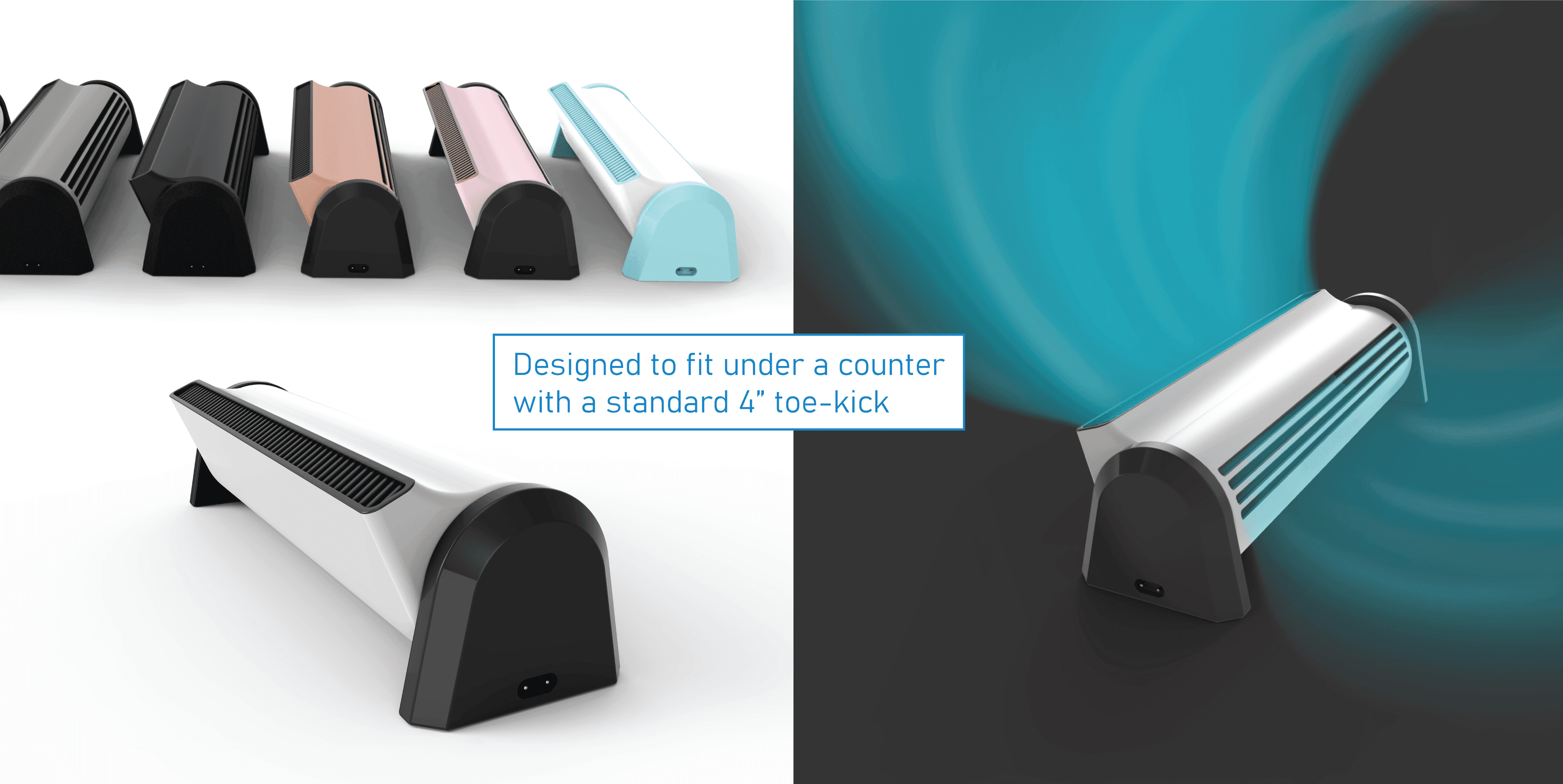 A finished product that earns its place in real homes. Rechargeable, portable, and quiet enough to live anywhere — the Body Breeze moves from concept sketch to a fan people actually reach for